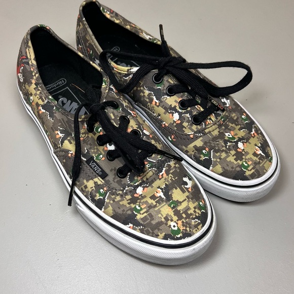 Vans x Nintendo Authentic Duck Hunt Camo Shoes